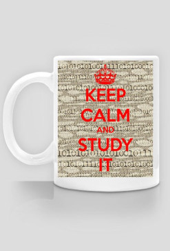 Kubek KEEP CALM AND STUDY IT