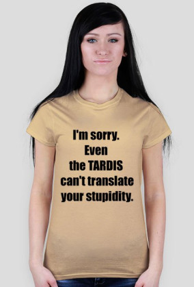 I'm sorry
