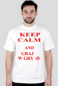 Keep Calm and Graj w Gry :D - męska