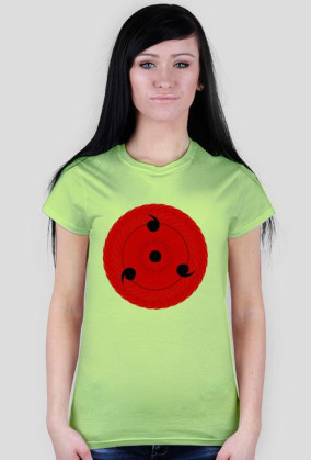sharingan koszulka damska