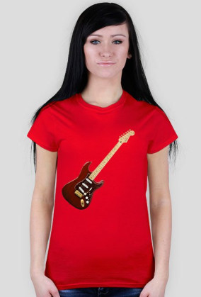 koszulka gitara damska