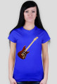 koszulka gitara damska