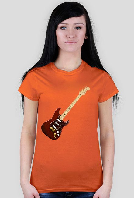 koszulka gitara damska
