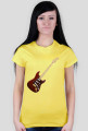 koszulka gitara damska