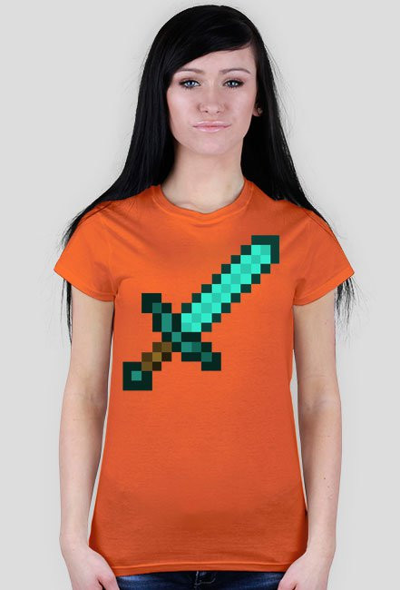 koszulka minecraft damska