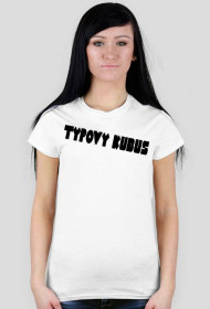 Typowy Kubus (napis, biała)