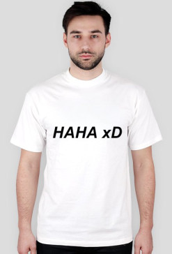 koszulka "haha xd"