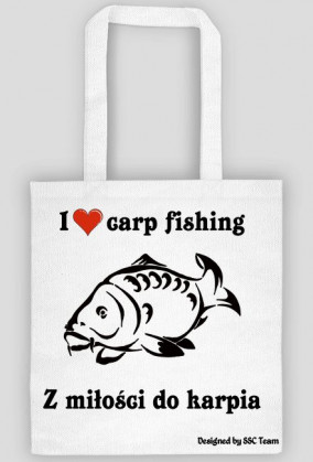 Torba zakupowa I love carp fishing