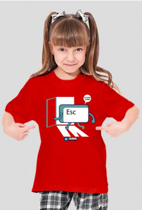 Koszulka dla dziewczynki - Esc. Pada