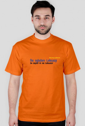 #Kulturalny establiszment - model "telewizja" - T-shirt