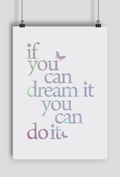 If you can dream it - lawendowy