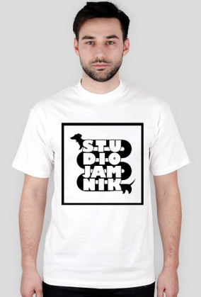 Koszulka męska z logo STUDIO JAMNIK
