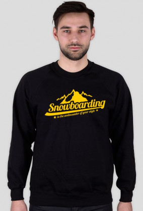 Bluza męska - SNOWBOARDING