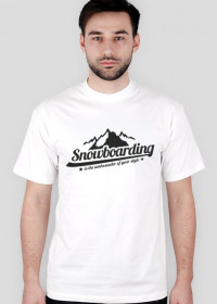 Koszulka męska - SNOWBOARDING