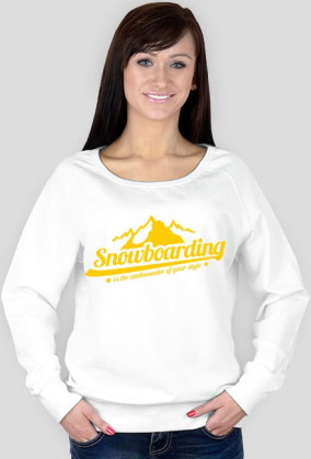 Bluza damska - SNOWBOARDING