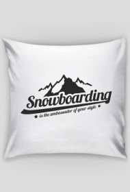 Poszewka na poduszkę - SNOWBOARDING