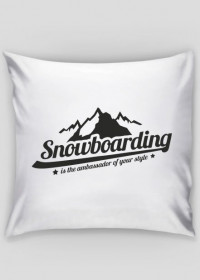 Poszewka na poduszkę - SNOWBOARDING