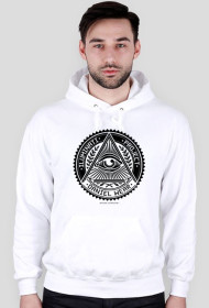 DANIEL WEAR BLUZA Z KAPTUREM BIAŁA