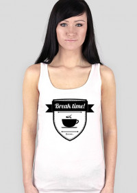 Koszulka damska- [Break Time... ...forever]-[Hipster Logo Collection]
