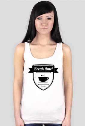 Koszulka damska- [Break Time... ...forever]-[Hipster Logo Collection]