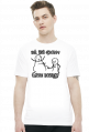 Człowiek Skurwiel Idź Być Grubym Kwejk T-Shirt Men White