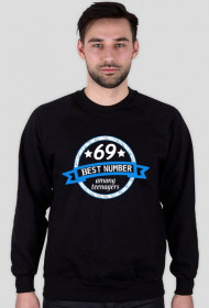 Męska bluzka "69" Najlepszy numer wśród nastolatków!