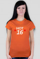 Damski t-shirt Hot 16/ gorąca szestanos-latka