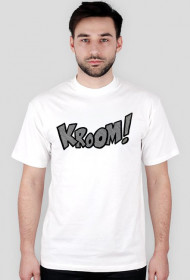 Męski t-shirt z ciekawym napisem "KROOM!"