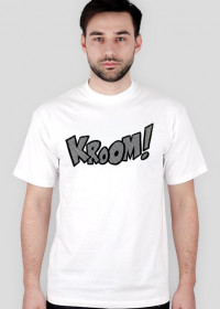 Męski t-shirt z ciekawym napisem "KROOM!"
