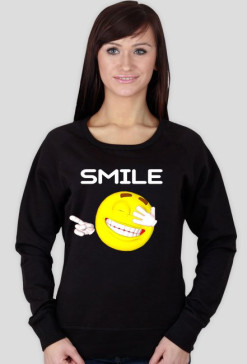 Damska bluzka SMILE/UŚMIECH