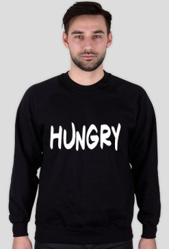 BLUZA BEZ KAPTURA: "HUNGRY"