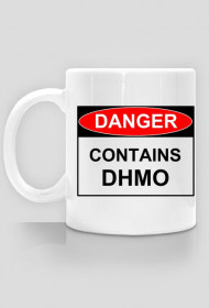 Warning, DHMO - chemia - kubek