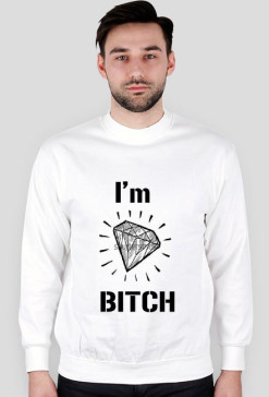 DIAMOND- Bluza biała