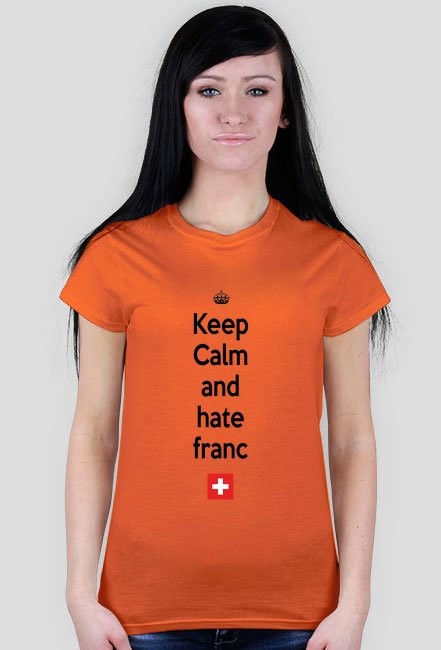Nienawidzę franka szwajcarskiego - T-SHIRT