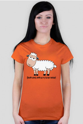 Owca pesymista - koszulka damska