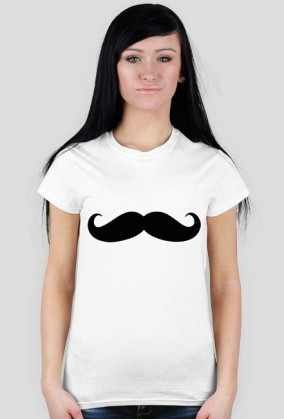 Mustache - white woman