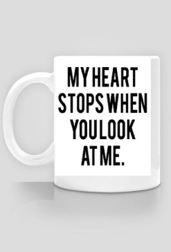 HEART - white cup