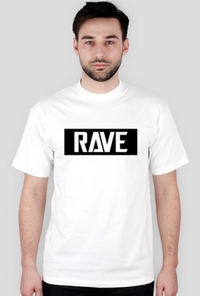 Men T-shirt RAVE. Many colours.