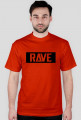 Men T-shirt RAVE. Many colours.