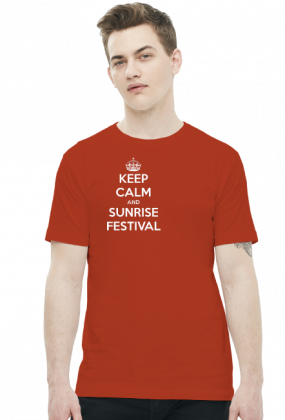 Koszulka męska - Keep Calm and Sunrise Festival