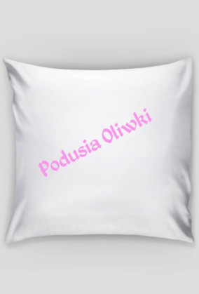 poduszka z imieniem