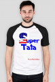 Koszulka Biało/Czarna. Super Tata