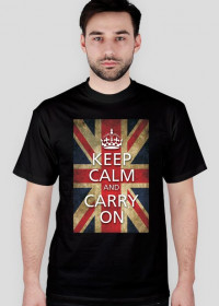 Koszulka męska - Keep calm and carry on