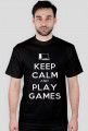 Koszulka KEEP CALM AND PLAY GAMES