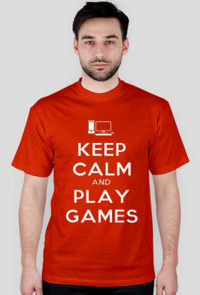 Koszulka KEEP CALM AND PLAY GAMES