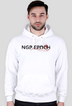 Bluza z kapturem męska biała - NGP EPOCH