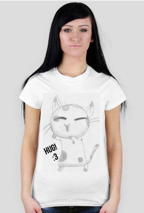 Koszulka damska- [Cat ~HUG~]-[My Art]