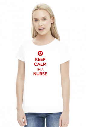 Keep calm I'm a nurse Red