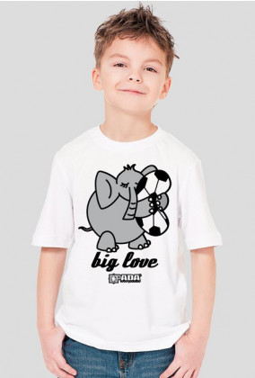 Koszulka dla chłopca - Big love. Pada