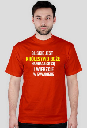 T-shirt bliskie jest królestwo